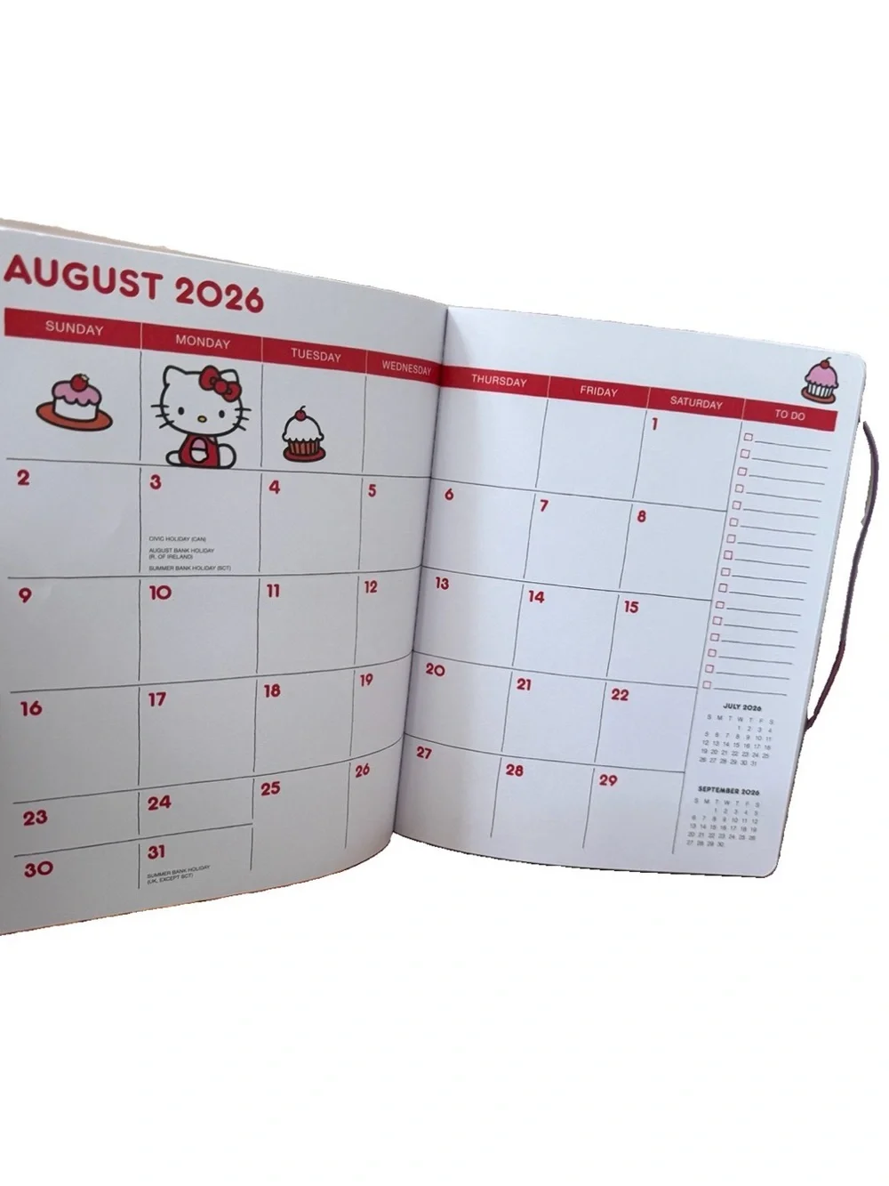 Sanrio Hello Kitty & Friends 17-month Aug 2026-Dec.2027 Slim Thin Planner 9.5x7.
